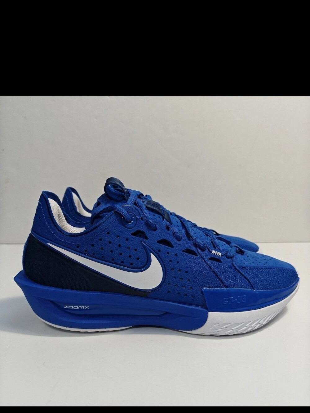 Nike Size 7 Men Air Zoom GT Cut 3 PE Kentucky Blue Basketball Shoe HJ7022-401
